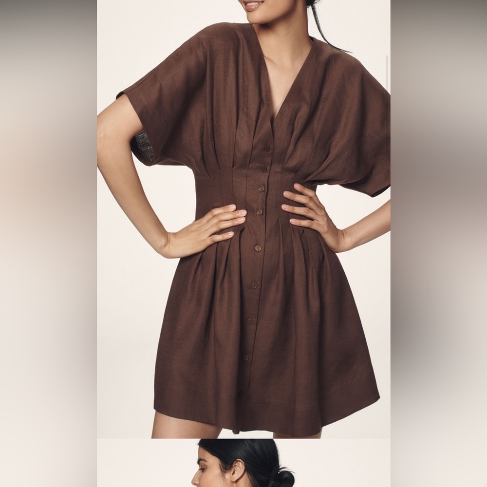 Tobie Linen Mini Dress